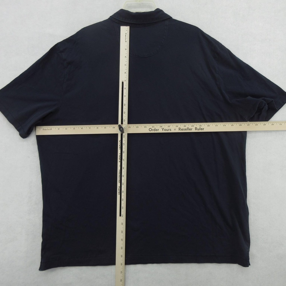 Tommy Bahama Polo Shirt Mens 3XL Blue Supima Cotton Pocket Marlin Logo Casual - Picture 9 of 12